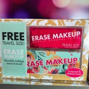 Erase Makeup ~ 2PC Makeup Removal Towel Set ~ BNIB